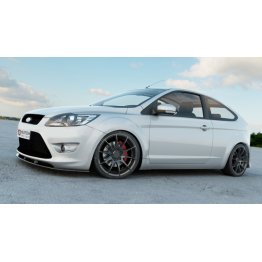 Накладка сплиттер на передний бампер на Ford Focus II ST рестайл